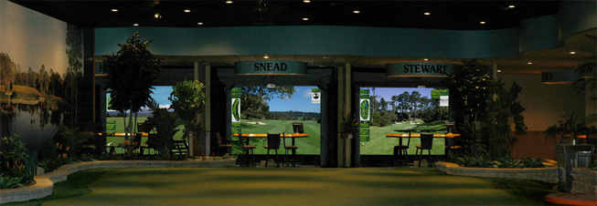 Golf Center Simulator Installation
