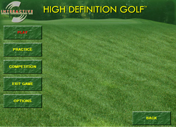 Golf Simulator UI